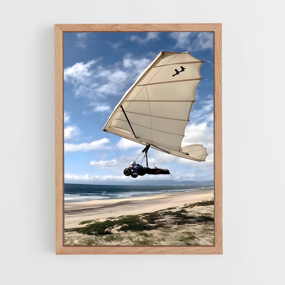 Poster Hang de gliding – affiche Deltaplane (vue 4)